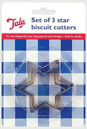 Star Cookie Cutters - TALA Plain Set of 3, 10A09519