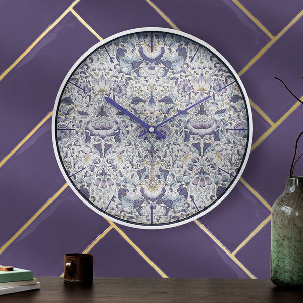 Round Wall Clock - LODDEN LP49246 Timepiece for Home Decor