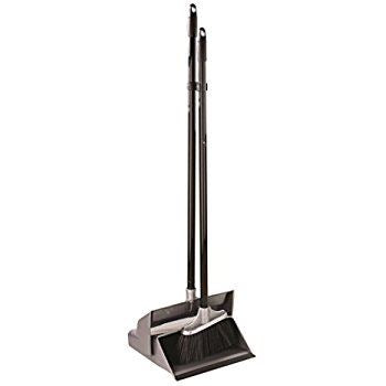 Lobby Dustpan Set - ELLIOTTS with Self-Closing Lid & Long Handle