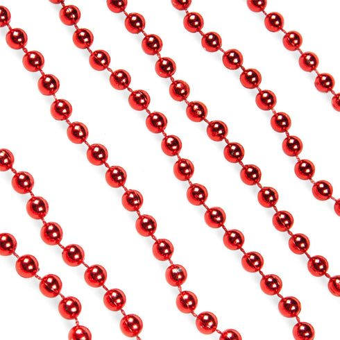 CHRISTMAS RED BEAD CHAIN 3M 515002R. 551766RED