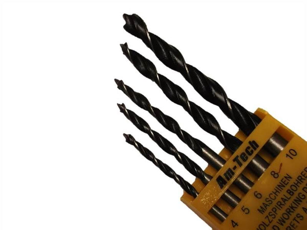 Wood Drill Bit Set - AM-TECH 5PC AMF1450 High-Quality Tools