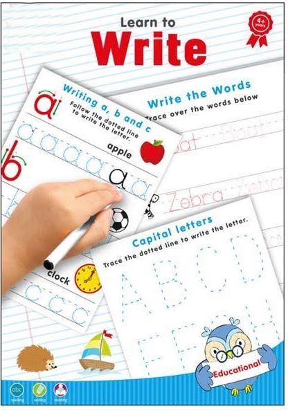 Wipe-Clean Learning Sheets - Perfect for Kids' Spelling & Reading