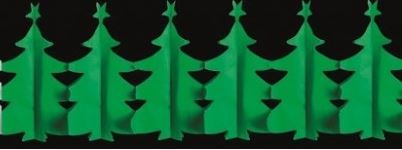 CHRISTMAS TREE GARLAND GREEN. 14526GREEN
