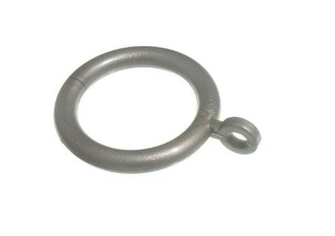 Grey Curtain Rings - 28mm Fixed Eye Plastic Pack of 5 | 72489