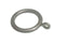 Grey Curtain Rings - 28mm Fixed Eye Plastic Pack of 5 | 72489