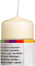 Ivory Pillar Candles - BOLSIUS 60mm x 40mm 4 Pack