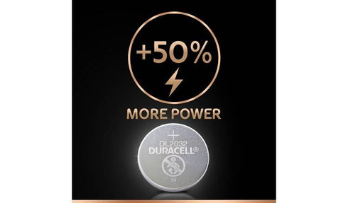 CR2032 Lithium Batteries - DURACELL DL2032 3V 2/Pack