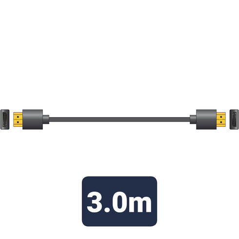 4K HDMI Cable - AV:LINK HQ THINWIRE High Speed 3M 112.141UK