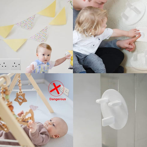 BABYPIPKIN HOME BABY SAFETY SOCKET COVERS 12/PK. Z66055