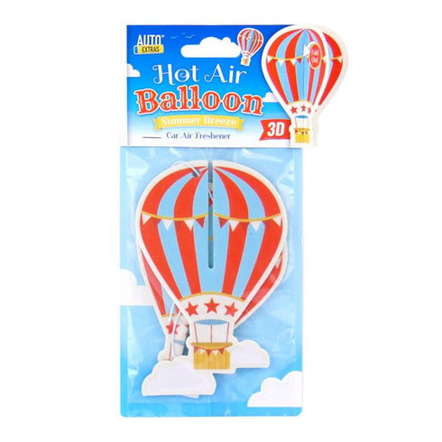 AUTO EXTRAS 3D HOT AIR BALLOON CAR AIR FRESHENER. OL318648