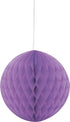 Purple Honeycomb Pom 8 Inch - Elegant Party Decorations UNI63222