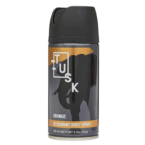 TUSK DEODORANT SPRAY ORANGE 150ML 6/PK. MBS-71005