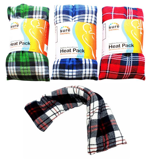 SURE AROMATHERAPY MICROWAVE TARTAN THERMAL HEAT PACK. TH19939