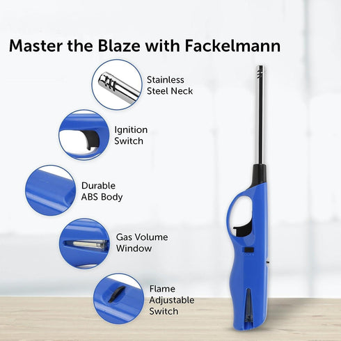 EVER LIGHTS REFILLABLE ASSORTED ELECTRONIC LONG LIGHTER. OL306613