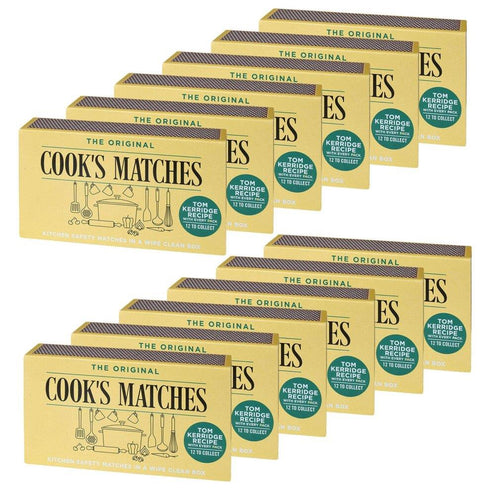 Safety Matches Bulk - THE ORIGINAL COOKS SAFETY MATCHES BOX 12/PK
