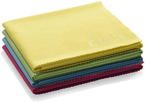 Glass Polishing Cloths 4-Pack - E-CLOTH 4GLPC for Streak-Free Shine