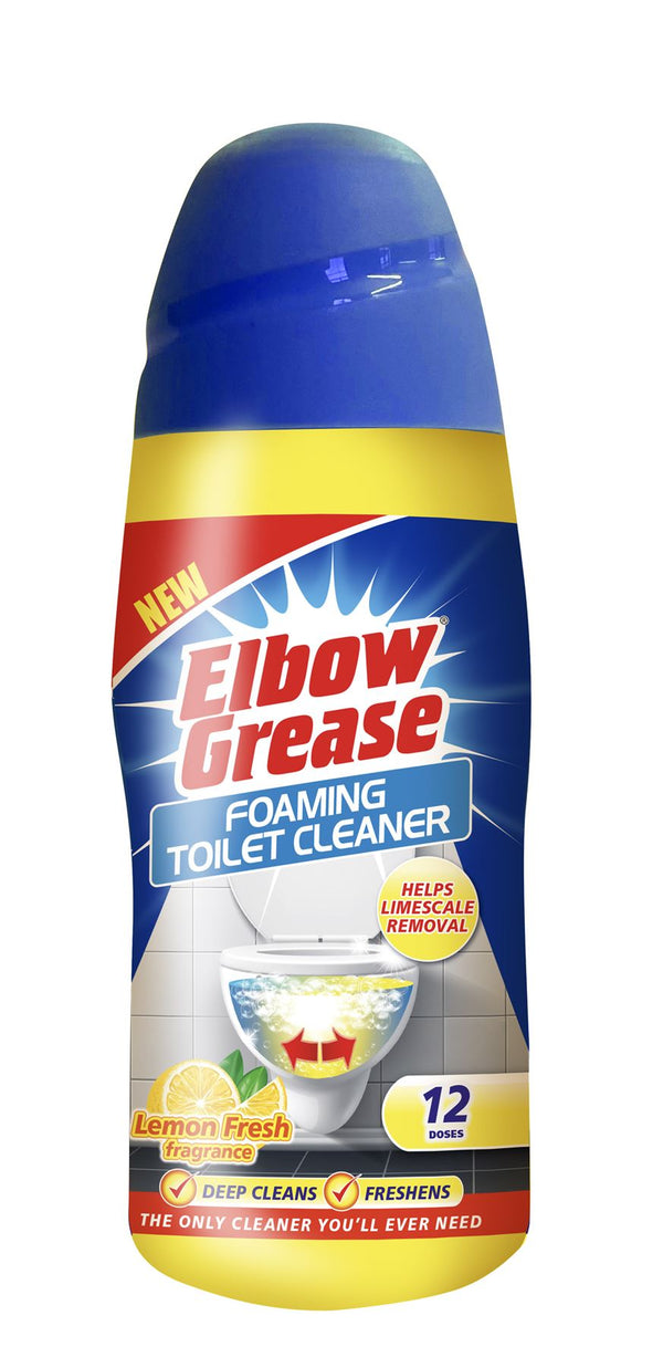 ELBOW GREASE LEMON FRESH FOAMING TOILET CLEANER 500GM. EG87