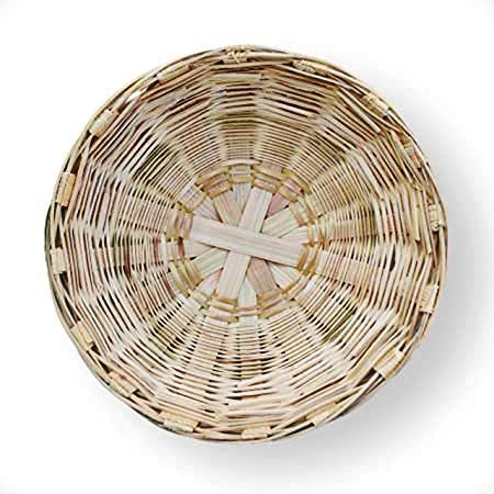 Wicker Bread Basket - Round 10 Inch Woven Basket JL1953