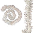MISTER TINSEL CHRISTMAS DECORATTION VALUE WHITE TINSEL 2M X 100MM. MT/100B/55