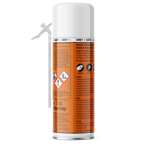 Expanding Foam Sealant - GORILLA HEAVY DUTY 353ML