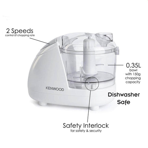 KENWOOD Mini Chopper 300W CH180B - Compact & Efficient