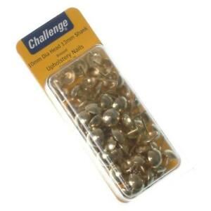 Upholstery Nails 10mm - White, 75 Pack FS40601