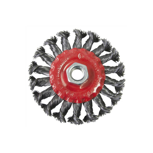 Wire Cup Brush - AM-TECH 4" Twist Knot Wheel Rotary F3365