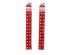 EXTRA LONG CUTE HOUSE RED WHITE FELT ADVENT CALENDAR WITH NUMBERED POCKET CHRISTMAS XMAS DECORATION. XM1944