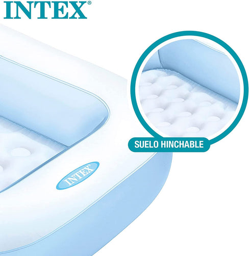 INTEX 57403NP SOFT RECTANGULAR BABY POOL 65.5" X 39.5" X 10". TY695 57403NP