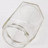 Gold Lid Jar 110ml - Hexagonal Glass Container with Screw Lid