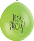 Party Latex Balloons - Multicolour Pack of 10 - UNI56064
