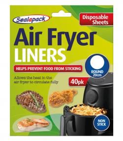 Air Fryer Liners 20cm - SEALAPACK Disposable Round SAP1088