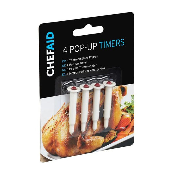 Pop Up Meat Timers - CHEF AID 4 Pack 10E10049