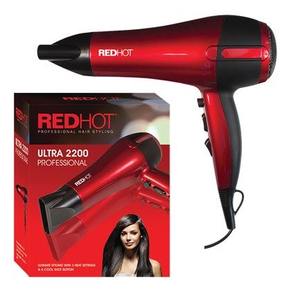 REDHOT ULTRA 2200 PROFESSIONAL HAIR DRYER. BML37060
