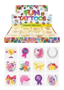Pony Mini Tattoos - 48 Pack x 12 Designs for Kids N51318