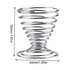APOLLO SPIRAL CHROME EGG CUPS 6/PK. AP1689