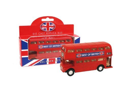 London Bus Toy - Pull Back Die Cast Model EL64790
