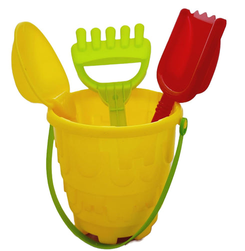 NALU ASSORTED ROUND CASTLE BEACH BUCKET SET 4PCS. TY1186