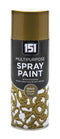 Metallic Gold Spray Paint - 151 TAR040, 400ML High-Quality Finish