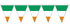 GIANT IRISH PENNANTS BUNTING. DP00186