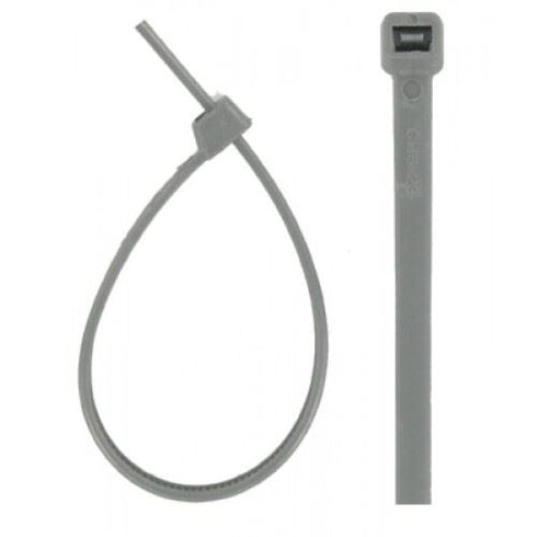 Silver Cable Ties - FAST PAK VALUE 2052, 300mm, 10-Pack