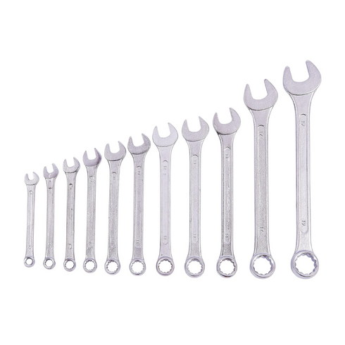 11 PIECES COMBINATION METRIC SPANER SET. AMK0400
