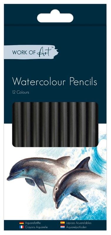 Watercolour Pencils Set - WORK OF ART 12 Pack 5146