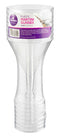 ALL SEASONS CLEAR PLASTIC MARTINI GLASSES 200ML 6/PK. Z60396