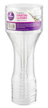 ALL SEASONS CLEAR PLASTIC MARTINI GLASSES 200ML 6/PK. Z60396