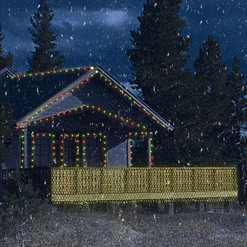 THE CHRISTMAS WORKSHOP 180 WARM WHITE LED NET CHASER CHRISTMAS LIGHTS 1.8M. BML86590