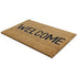 Coir Door Mat - JVL Welcome Entrance Mat 33.5 x 60 cm