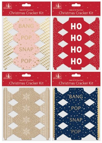 FESTIVE WONDERLAND MYO MINI CHRISTMAS CRACKER KIT 6/PK. TA7149