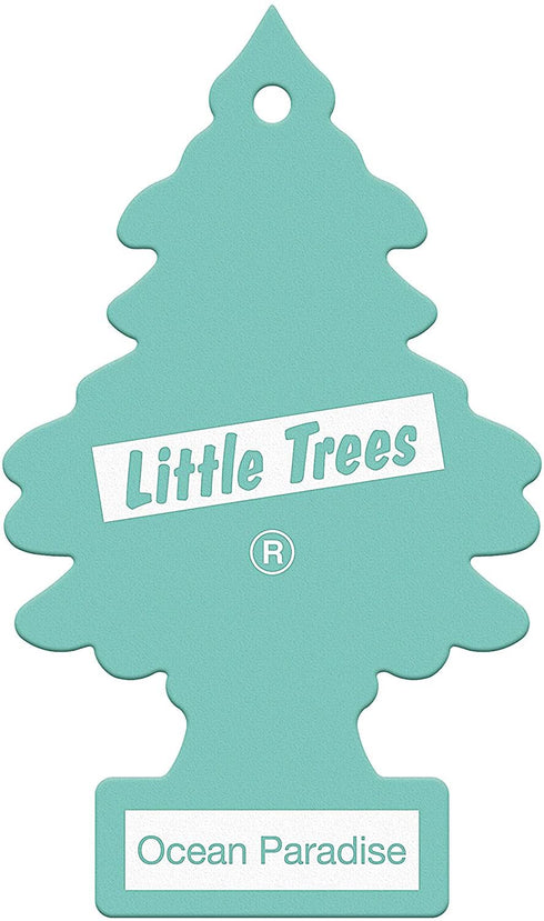 LITTLE TREES CAR AIR FRESHENER - OCEAN PARADISE. MTR0067