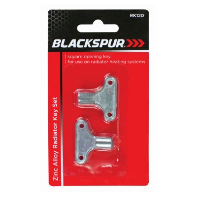 BLACKSPUR ZINC ALLOY RADIATOR KEY SET 2/PK. RK120